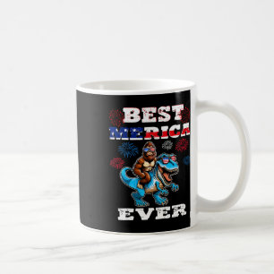 Dino Bigfoot 4. Juli 1776 Boys American Flag Kaffeetasse