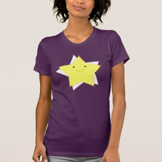 Dino-Bild-Funkeln-T-Shirt Frauen - Aubergine T-Shirt