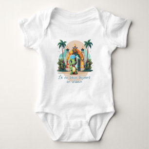 Dino Birth Baby Strampler