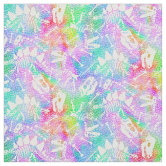 Dino Bone Dig Rainbow Stoff