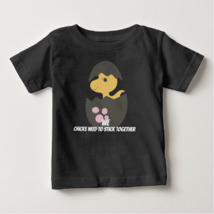 Dino Chick 2 Baby Feinripp Jersey T-Shirt