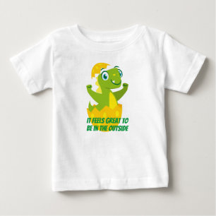 Dino Chick Baby Fine Jersey T - Shirt