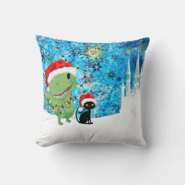 Dino Christmas Kissen