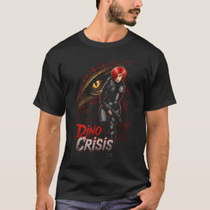 Dino Crisis Regina 31 Einfaches dunkles T-Shirt