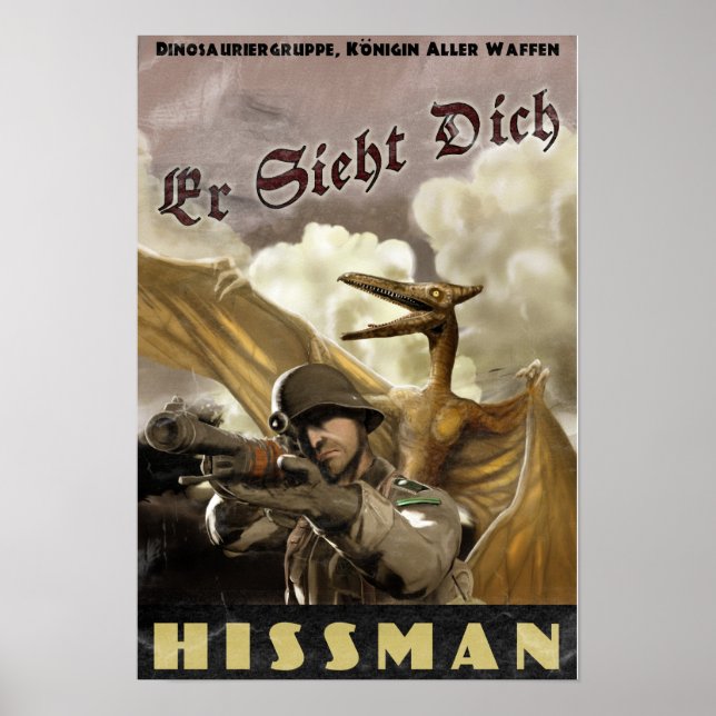 Dino D-Day: Hissman Poster (Vorne)