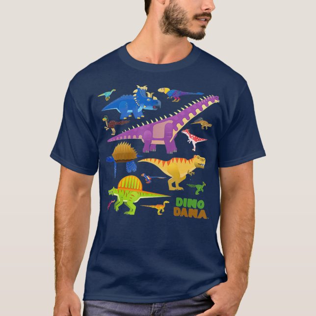 Dino Dana Dinosaur Collection Shirt (Vorderseite)
