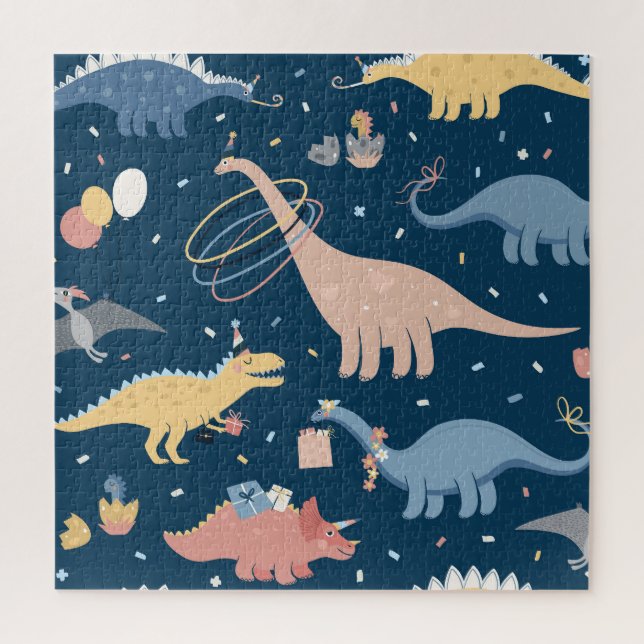 Dino Delight: Geburtstagsparty Spaß (Vertikal)