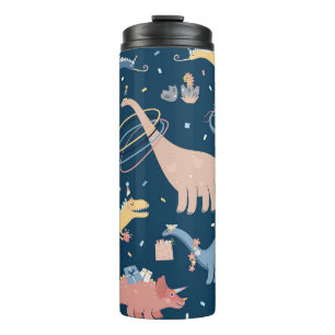 Dino Delight: Geburtstagsparty Spaß Thermosbecher