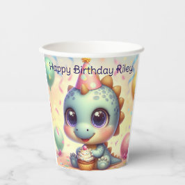 Dino Delight Paper Cups Pappbecher
