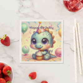 Dino Delight Paper Napkins Serviette