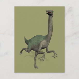Dino Dinosaur Gallimimus Postkarte