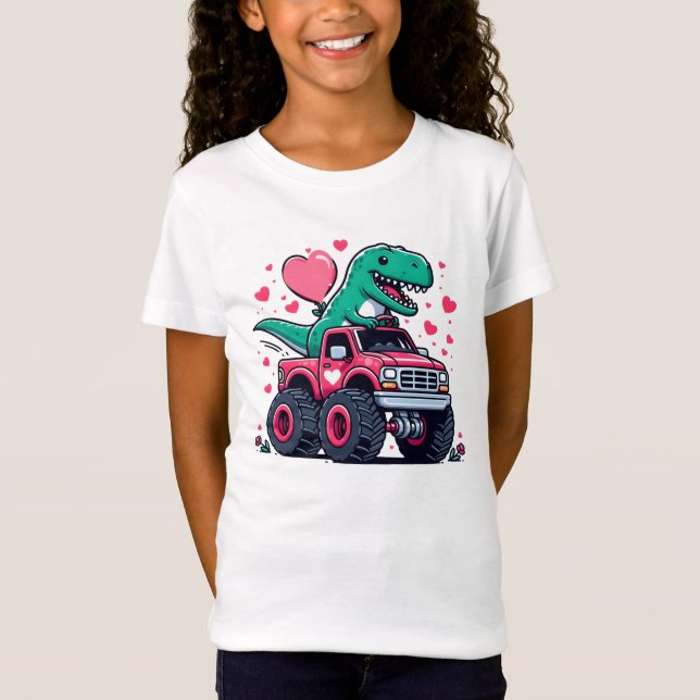 Dino Drive Liebe T-Shirt (Vorderseite)