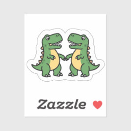 Dino Duo Aufkleber