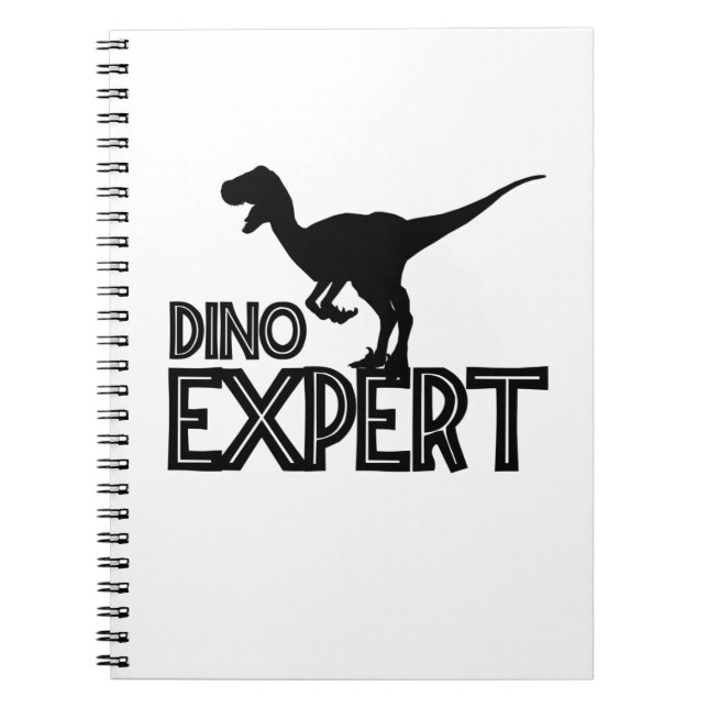 Dino Expert - Dinosaurier Lovers Notizblock (Vorderseite)