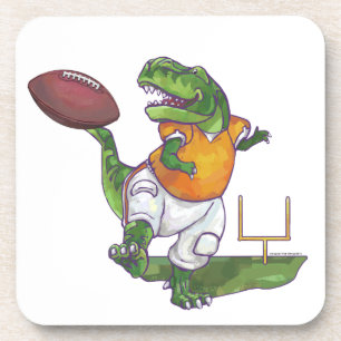 Dino Football Player Getränkeuntersetzer