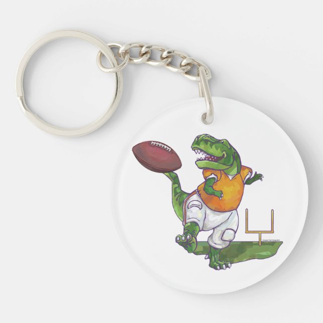Dino Football Star Schlüsselanhänger (Vorderseite)