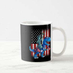 Dino Freiheitsstatue 4. Juli Shirt Boys Amer Kaffeetasse