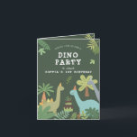 Dino Friends Birthday Einladung<br><div class="desc">Adorable Dinosaurierfreunde laden zu einer lustigen Geburtstagsfeier ein! Ideal,  um den großen Tag Ihres Kindes zu einem besonderen Erlebnis zu machen. (AI-Generated Artwork)</div>