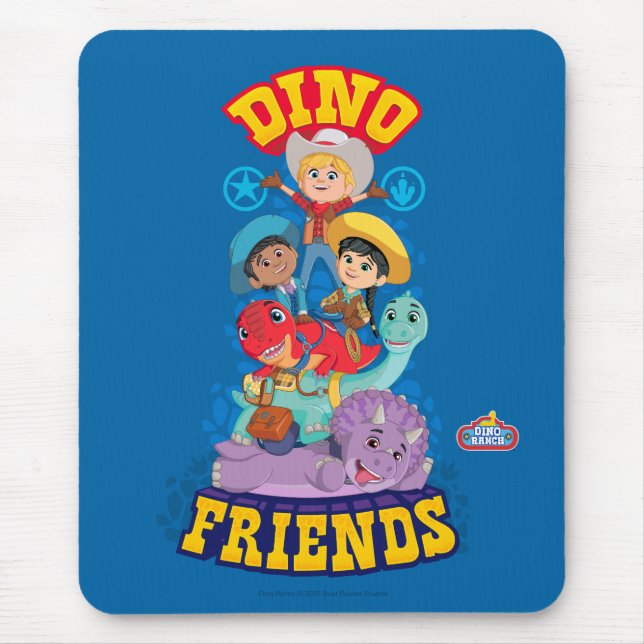 Dino Friends | Dino Ranch Mousepad (Vorne)