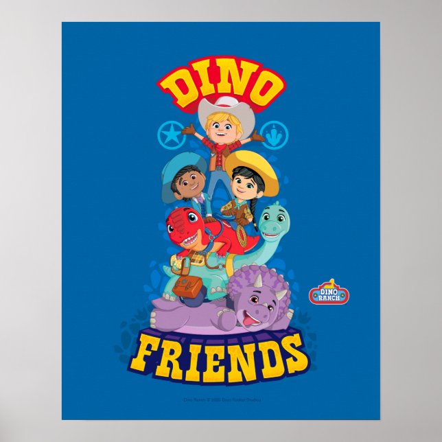 Dino Friends | Dino Ranch Poster (Vorne)