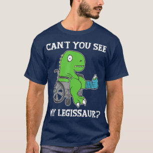 Dino Funny Get Well Zerbroken Leg Gift Dinosaur a T-Shirt