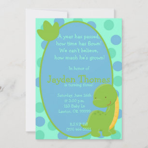 Dino, Geburtstag eingeladen Einladung