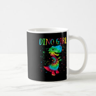 Dino Girl Dinosaur Lover Gefärbte Krawatte Niedlic Kaffeetasse