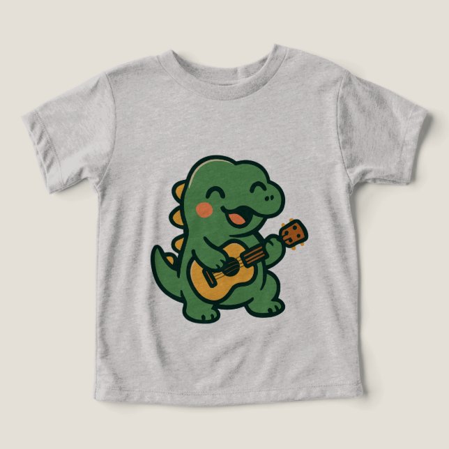 Dino Gitarren-Jam (Design Vorderseite)
