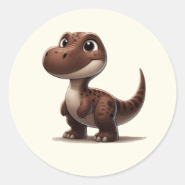 Dino Gorogsaurus - Kammli Friends Collection Runder Aufkleber