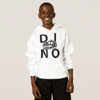DINO - Hanes blanches ComfortBlend® Sweat - shirt 