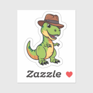 Dino in der verschleierten Aufkleber