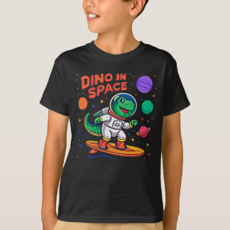 Dino in Space Surfplanets T-Shirt