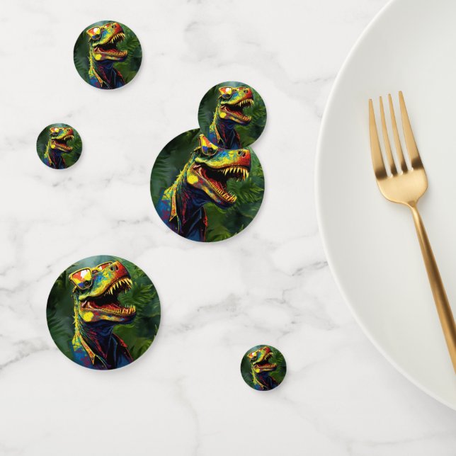 Dino Jungle kid Thema Confetti Konfetti (Gruppe)