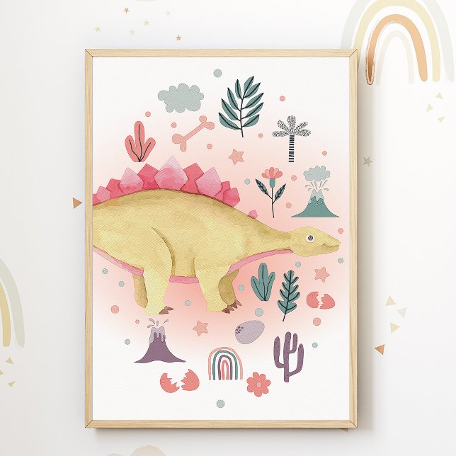 Dino Kinderzimmer Print Dinosaurier Kids Room Post Poster (Von Creator hochgeladen)