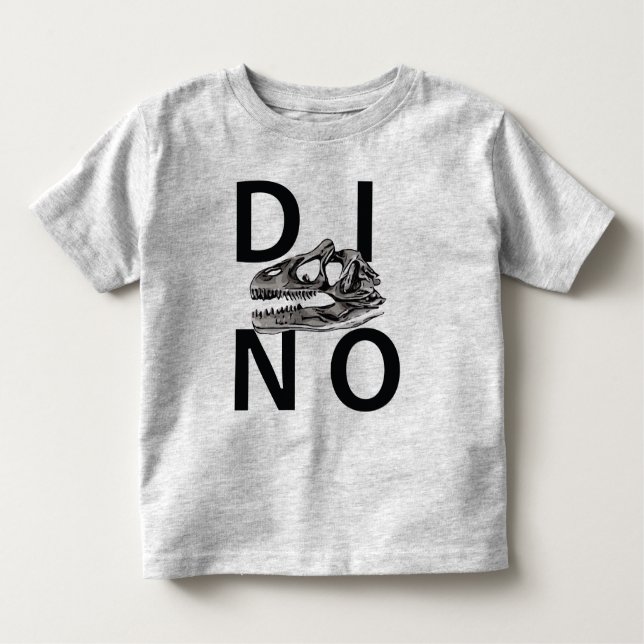 DINO - Kleinkind Fine Jersey T - Shirt (Vorderseite)