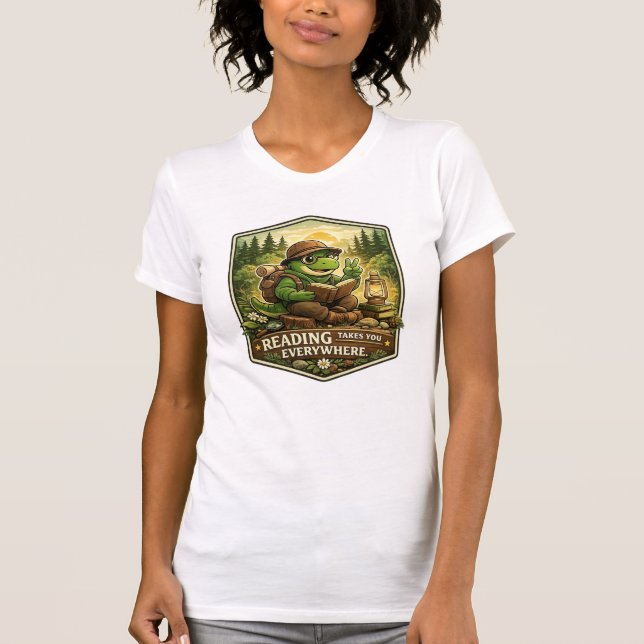 Dino Lesen T-Shirt (Vorderseite)