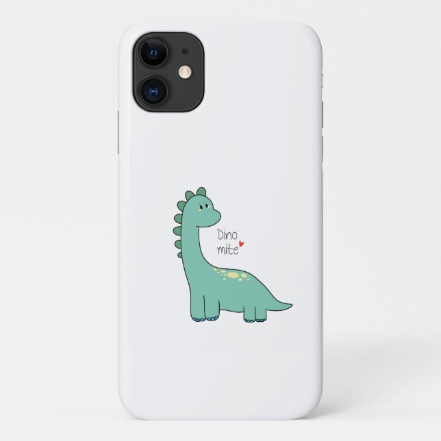 Dino Liebe Case-Mate iPhone Hülle (Rückseite)