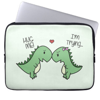 Dino-Liebe-Laptop-Hülse! Laptopschutzhülle