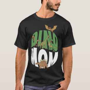 Dino Mama Dinosaur Paläontologe Mutter Mutter T-Shirt