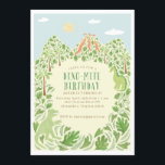 Dino-mite Birthday Party Einladung<br><div class="desc">Wasserfarbendinosaurier</div>