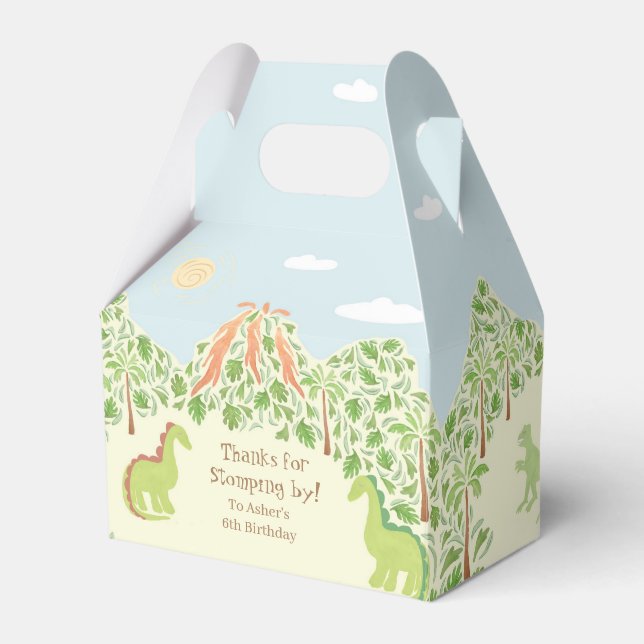 Dino-Mite Birthparty! Geschenkschachtel (Vorderseite)