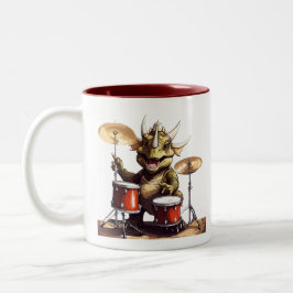 Dino-mite Drummer Kid's Tasse