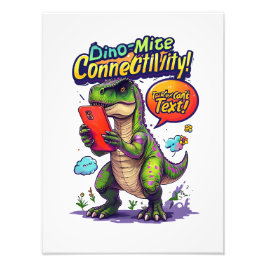 Dino-Mite-Konnektivität Fotodruck
