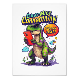 Dino-Mite-Konnektivität Fotodruck