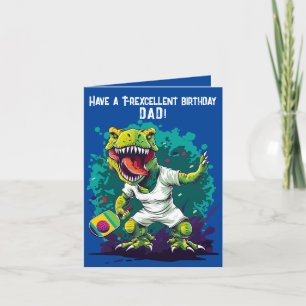 Dino-mite-Pickleball Geburtstag Feiertagskarte