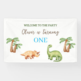 Dino-mite t-rex Geburtstagsparty Banner