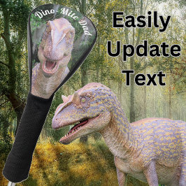 Dino-Mite Vater - Dinosaur Golf Head Cover Golf Headcover