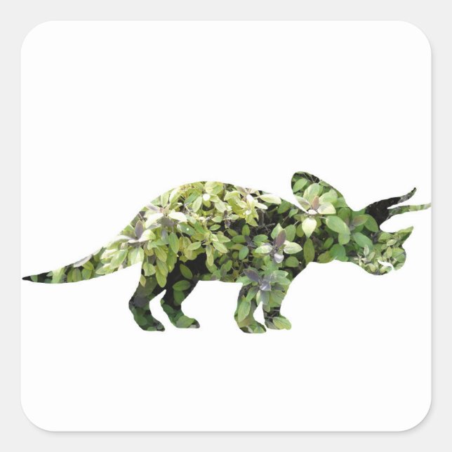 Dino Mood, Dinosaur Art Sticker (Vorderseite)