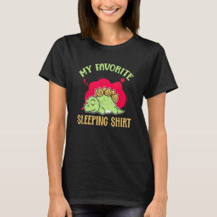 Dino My Lieblings Schlaf Tier Dinosaurier Schlaf T-Shirt