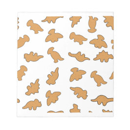 Dino-Nuggets-Muster Notizblock